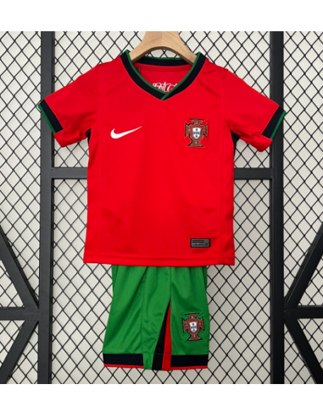 Portugal Home Jerseys 2024 Kids